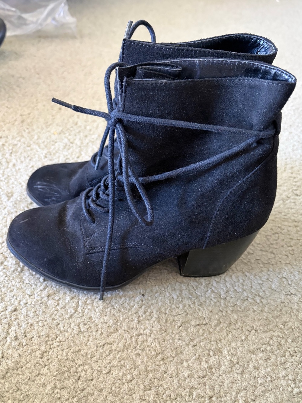 Faux Suade Booties - Picture 2 of 6
